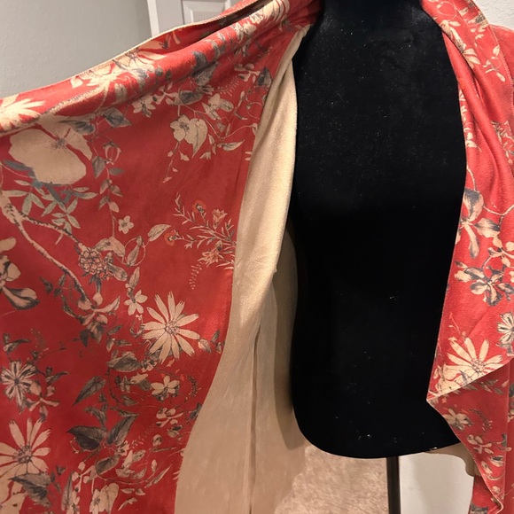 ♥️2/$30 Soft Surroundings Cottage Core Jacket Cardigan RusticBotanical - Picture 2 of 4